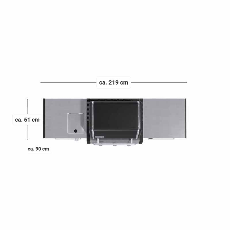 Weber Outdoor BBQ Kitchen 01 - Genesis E-335WW