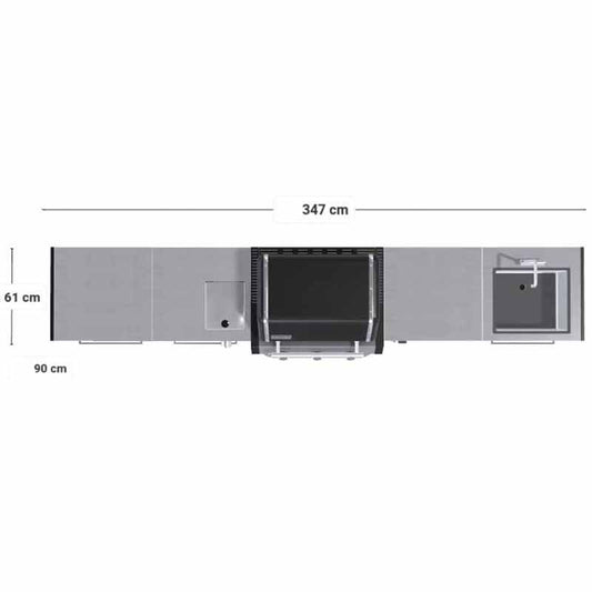 Weber Outdoor BBQ Kitchen 05 - Genesis E-335WW