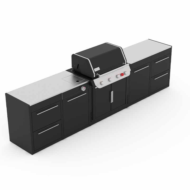 BBQK5: BBQ Kitchen for Genesis 3/4 Burner Models WITH S.Burner