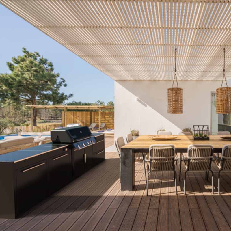 BBQK4  BBQ Kitchen for Genesis 3/4 Burner Models WITH S.Burner