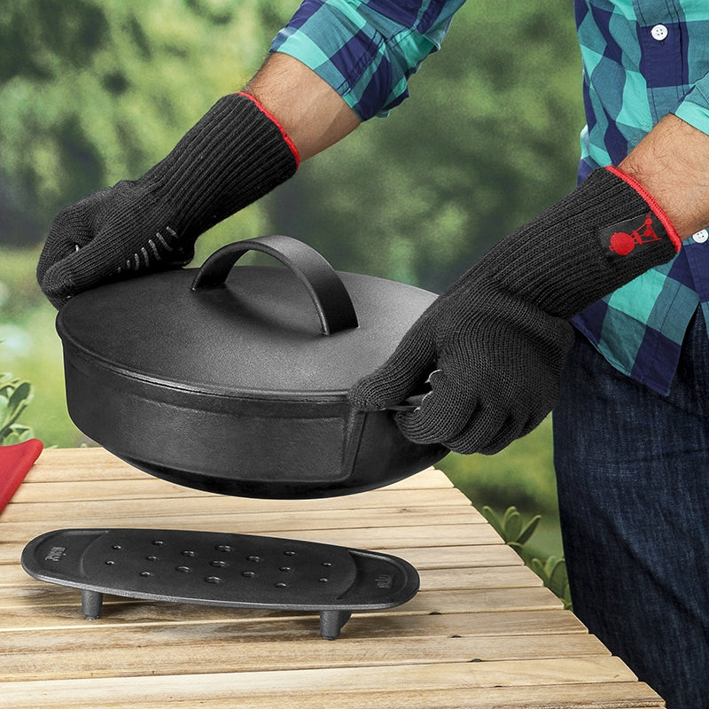 Weber® Γάντια BBQ Με Σιλικόνη (L/XL) - Black
