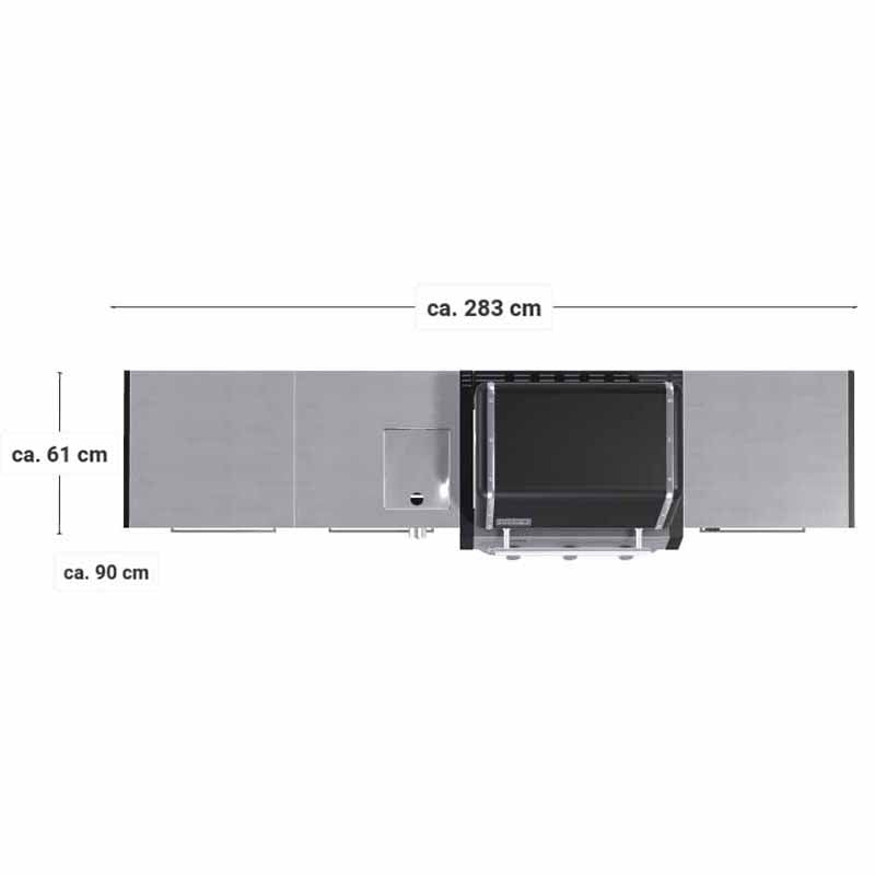 Weber Outdoor BBQ Kitchen 03 - Genesis E-335WW
