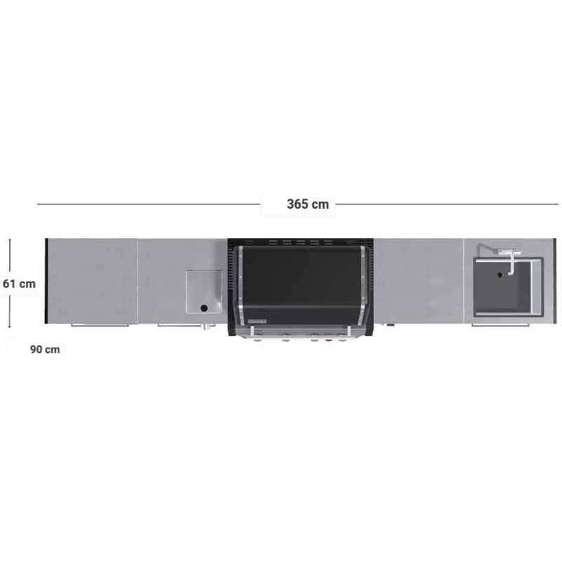 Weber Outdoor BBQ Kitchen 06 - Genesis EP-435