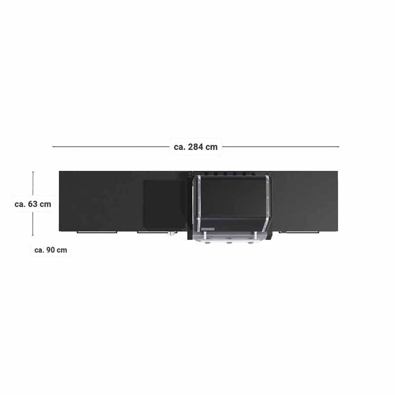 Weber Outdoor BBQ Kitchen 08 - Genesis E-335WW - Dekton