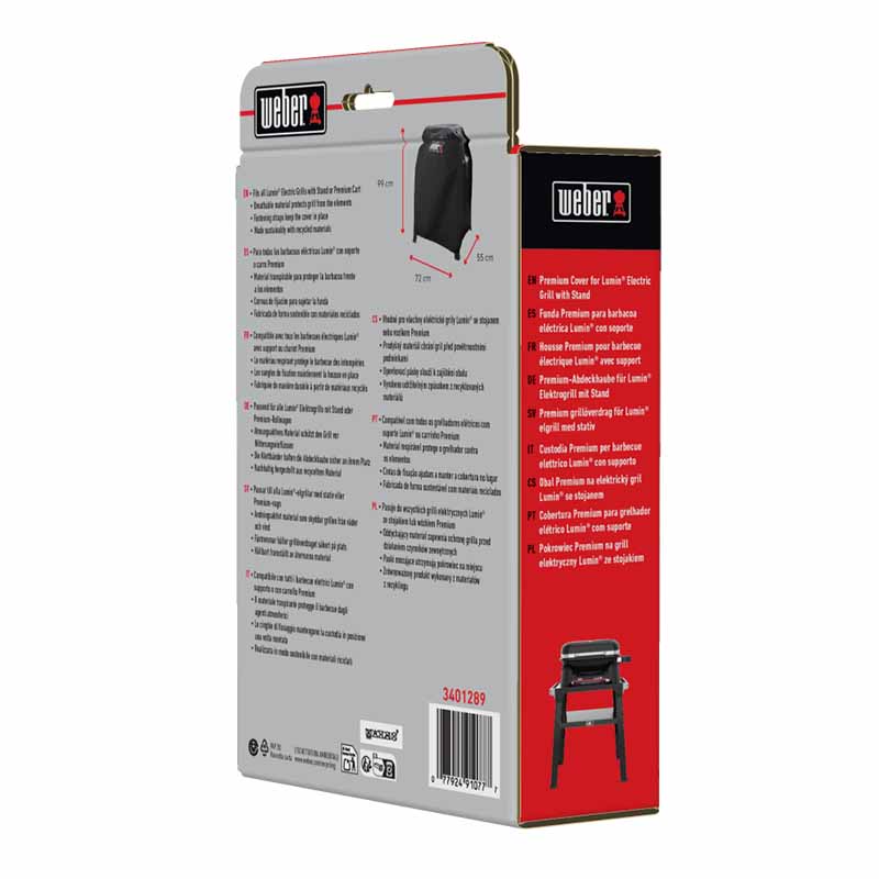 Premium Κάλυμμα Ψησταριάς Weber® Lumin Compact & Lumin Με Βάση New