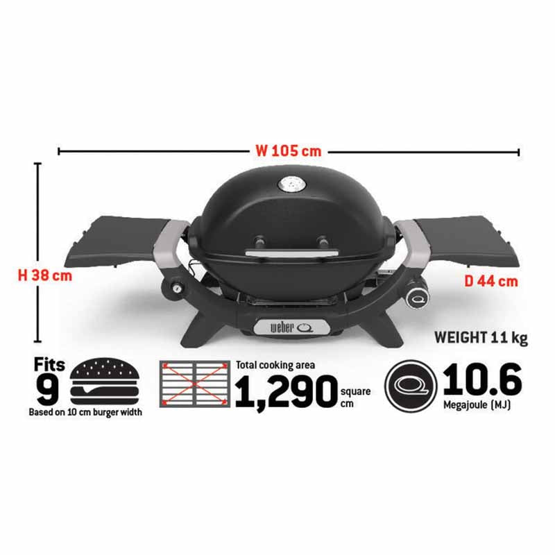 Ψησταριά Υγραερίου Weber® Q 1200N