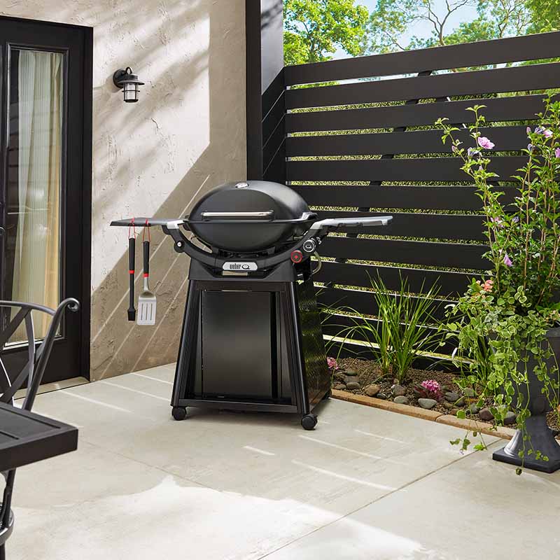 Ψησταριά Υγραερίου Weber® Q 3200N + Βάση + Τραπεζάκια