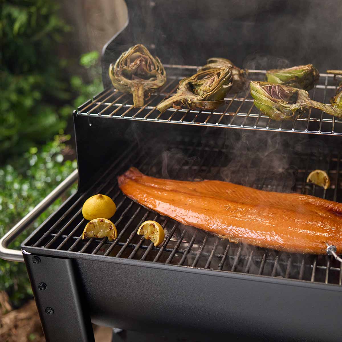 Smart Ψησταριά Ξύλου Pellet Weber® Smoque XL - Black