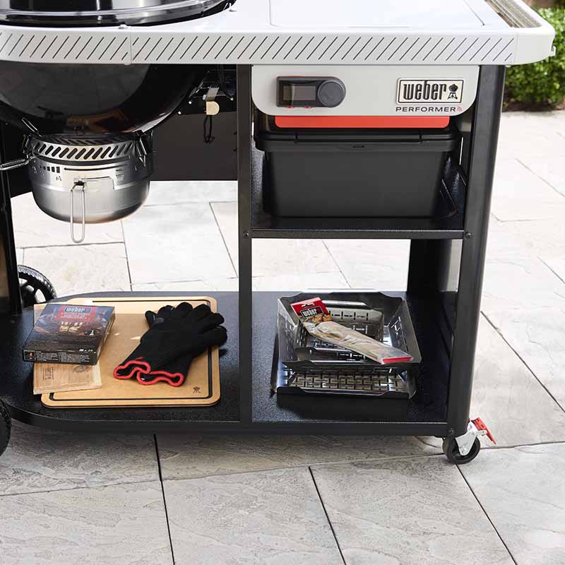 Weber® Ψησταριά Κάρβουνου Performer Deluxe Smart 57cm Black - New