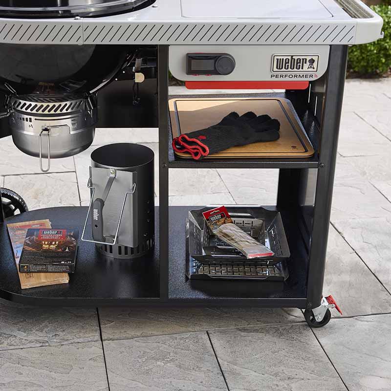 Weber® Ψησταριά Κάρβουνου Performer Deluxe Smart 57cm Black - New