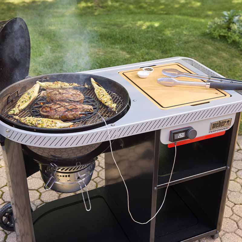 Weber® Ψησταριά Κάρβουνου Performer Deluxe Smart 57cm Black - New