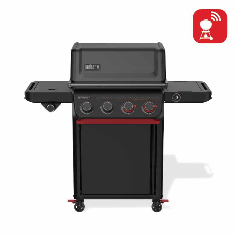Smart Ψησταριά Υγραερίου Weber® Spirit EPX-435R - Stealth® Edition + Σούβλα ΜΕ ΔΩΡΟ GRIDDLE GBS