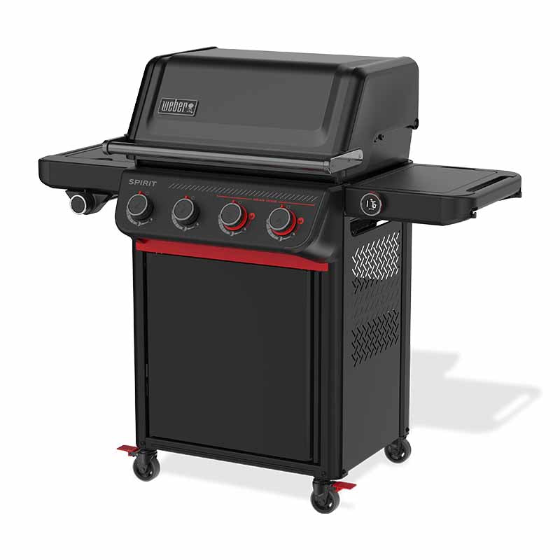 Smart Ψησταριά Υγραερίου Weber® Spirit EPX-435R - Stealth® Edition + Σούβλα ΜΕ ΔΩΡΟ GRIDDLE GBS