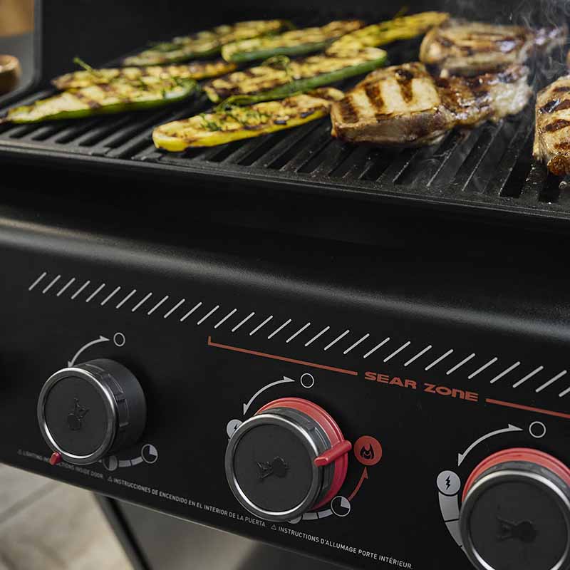 Smart Ψησταριά Υγραερίου Weber® Spirit EPX-435R - Stealth® Edition + Σούβλα ΜΕ ΔΩΡΟ GRIDDLE GBS