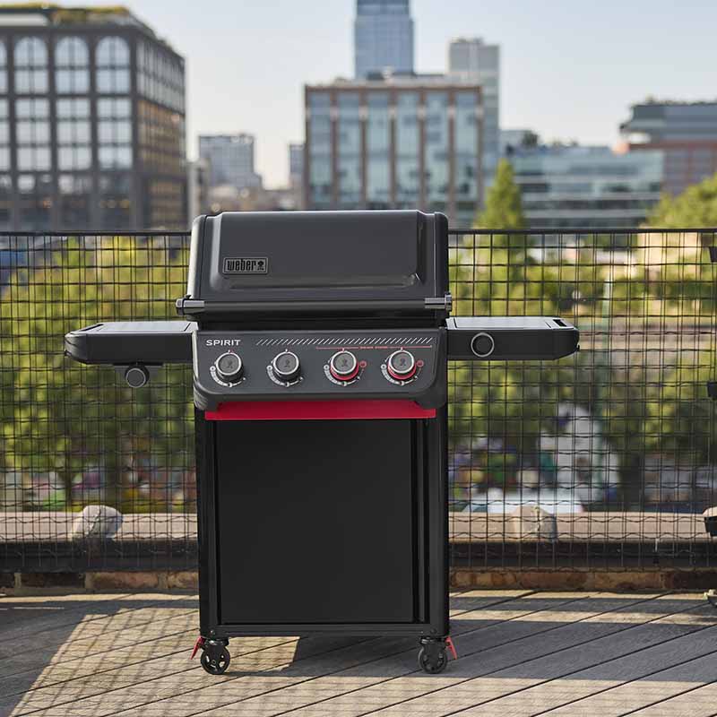 Smart Ψησταριά Υγραερίου Weber® Spirit EPX-435R - Stealth® Edition + Σούβλα ΜΕ ΔΩΡΟ GRIDDLE GBS
