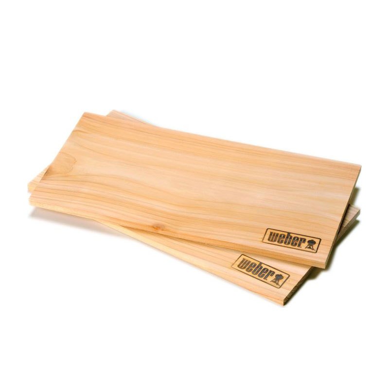 Weber® Ξύλινες Πλάκες Καπνίσματος Κέδρου 40x15cm - 2τμχ