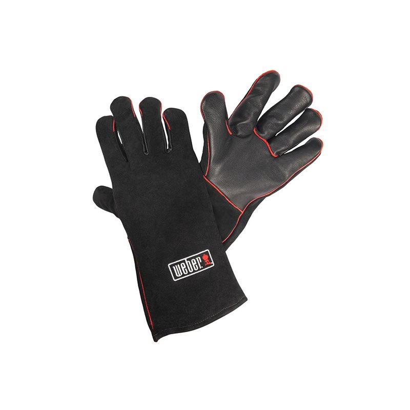 Weber® Δεμάτινα Γάντια BBQ  - Black