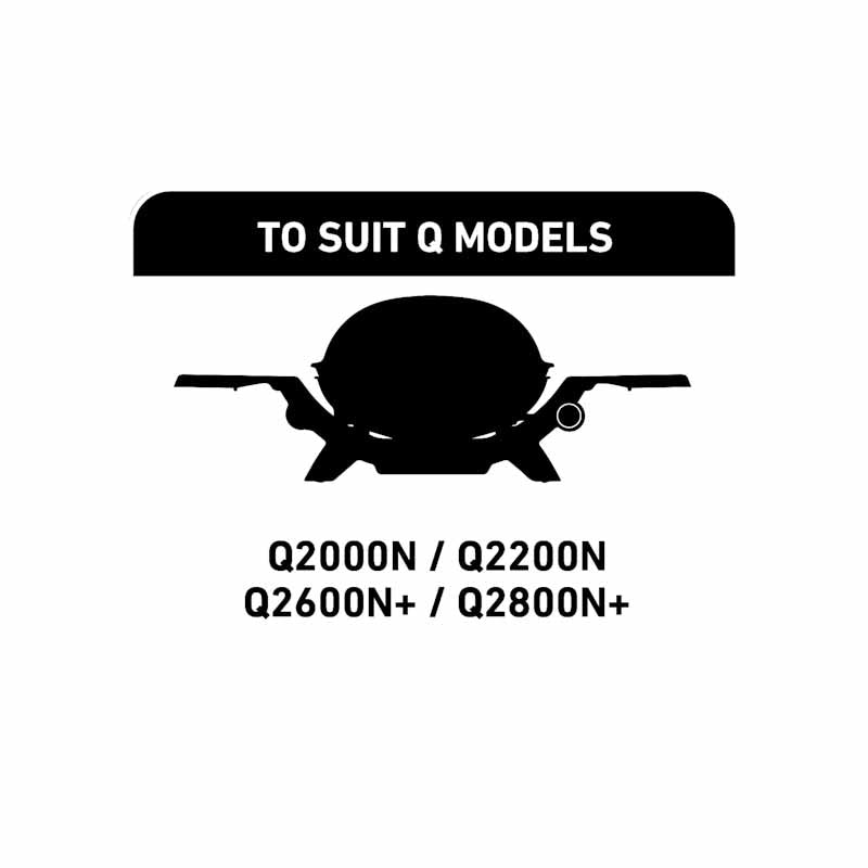 Weber® Premium Bonnet Κάλυμμα Q2100N/ Q2200N/Q2800N+