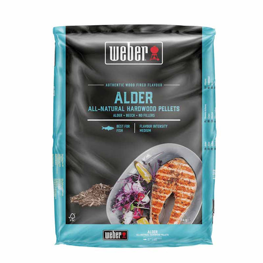 Weber® Alder Pellets Ξύλου 100% Φυσικά - 8kg