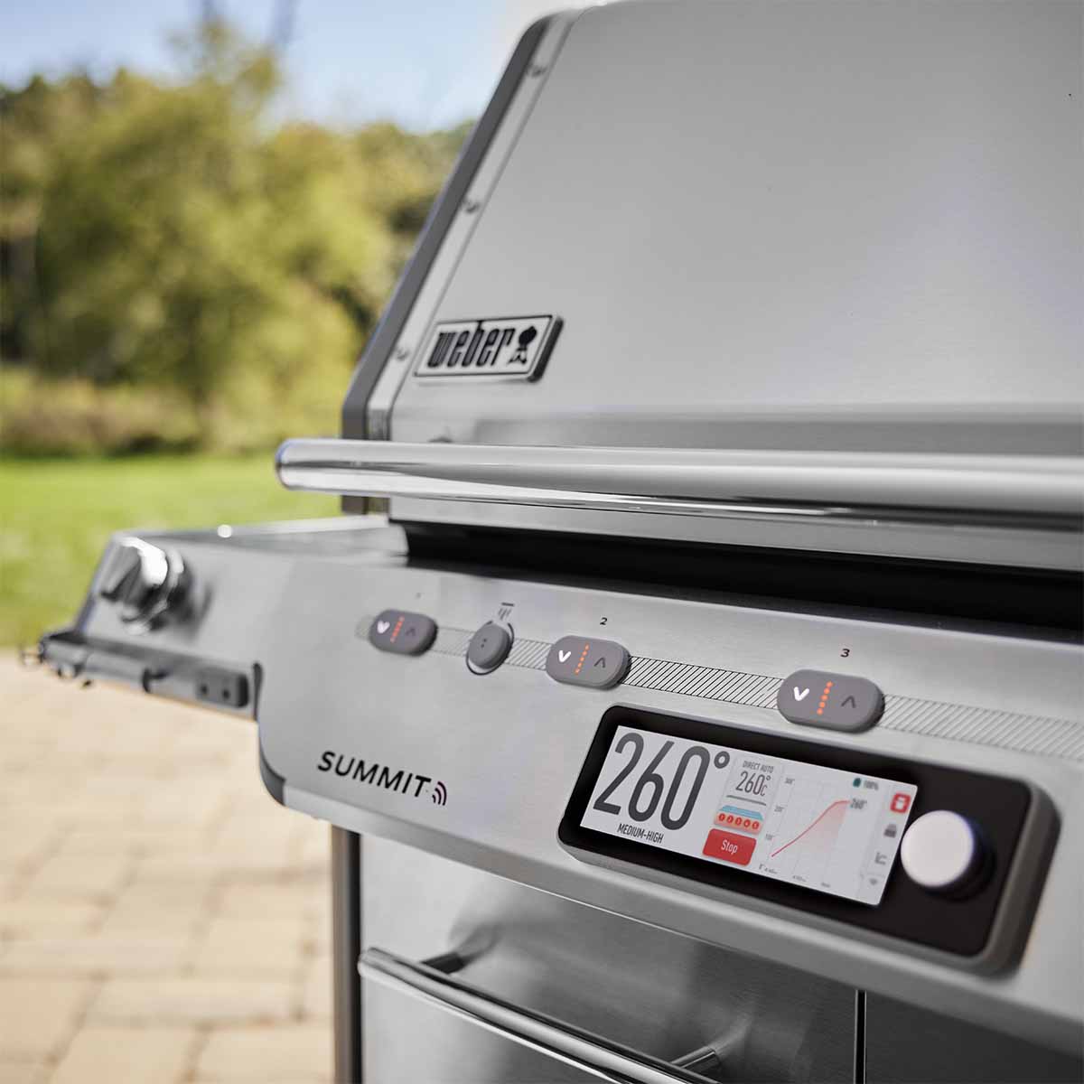 Smart Ψησταριά Υγραερίου Weber® Summit® FS38X S - Stainless Steel