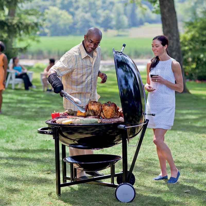 ΨΗΣΤΑΡΙΑ ΚΑΡΒΟΥΝΟΥ Ranch Kettle 96cm -Black