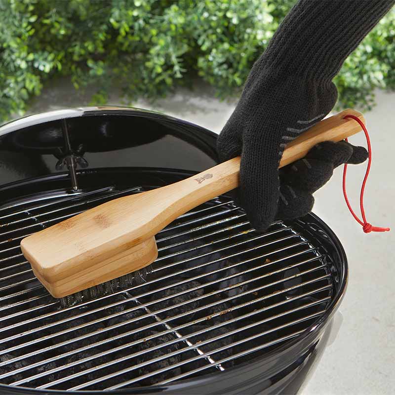 ΞΥΛΙΝΗ ΒΟΥΡΤΣΑ 30εκ ΜΠΑΜΠΟΥ ΜΕ ΤΡΙΧΕΣ ΑΠΟ ΑΤΣΑΛΙ