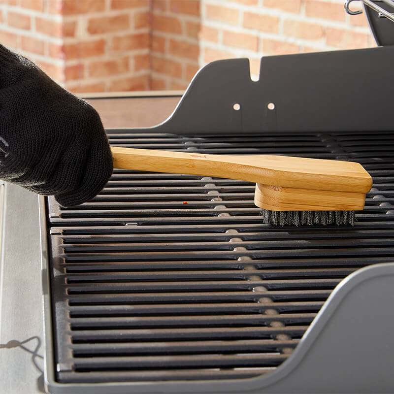 ΞΥΛΙΝΗ ΒΟΥΡΤΣΑ 46εκ ΜΠΑΜΠΟΥ ΜΕ ΤΡΙΧΕΣ ΑΠΟ ΑΤΣΑΛΙ