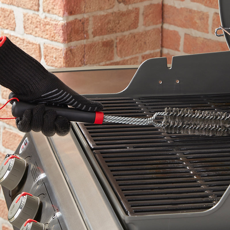 Weber® Συρμάτινη Βούρτσα Καθαρισμού Ακριβείας Mε Τρίχες Από Ατσάλι 46cm