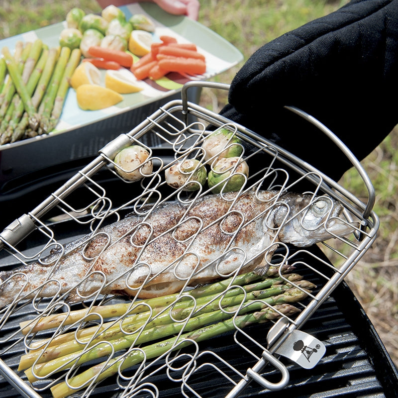 Weber® Ανοξείδωτη Σχάρα Για Ψάρια & Λαχανικά (L)