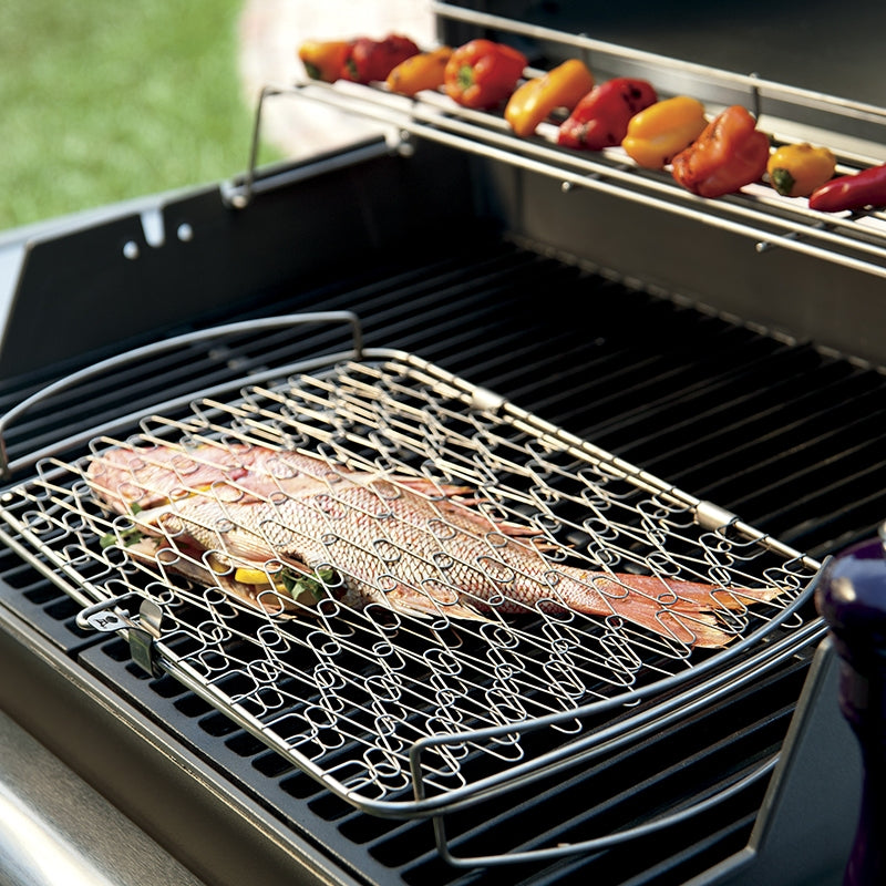 Weber® Ανοξείδωτη Σχάρα Για Ψάρια & Λαχανικά (L)