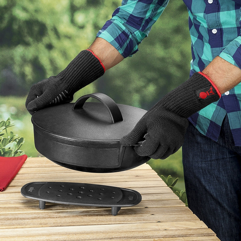 Weber® Γάντια BBQ Με Σιλικόνη (S/M) - Black