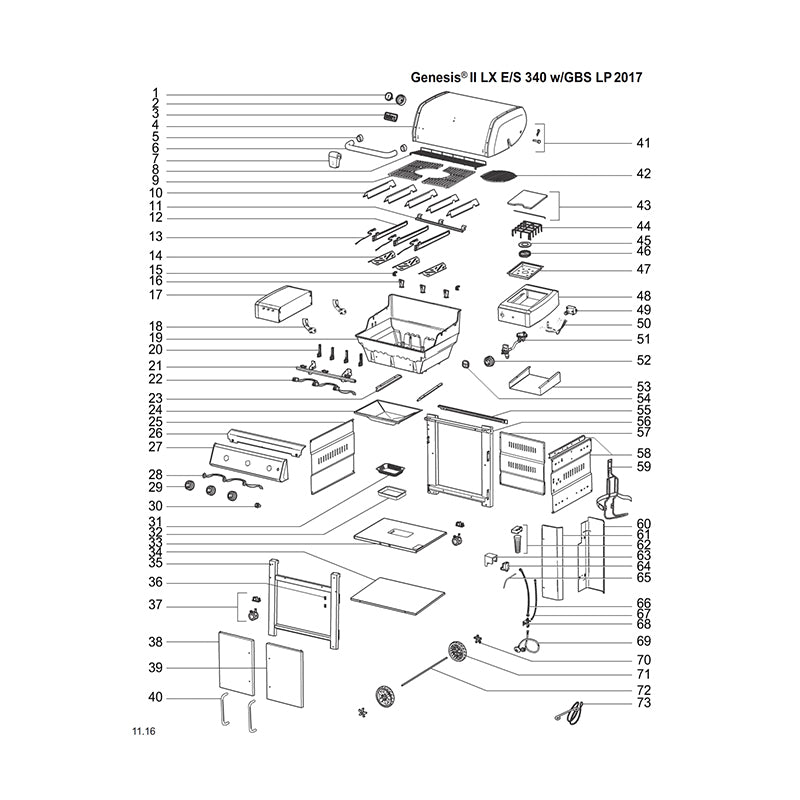 Weber® Σετ Ρυθμιστές Θερμοκρασίας (Knob Κit) Για Genesis II