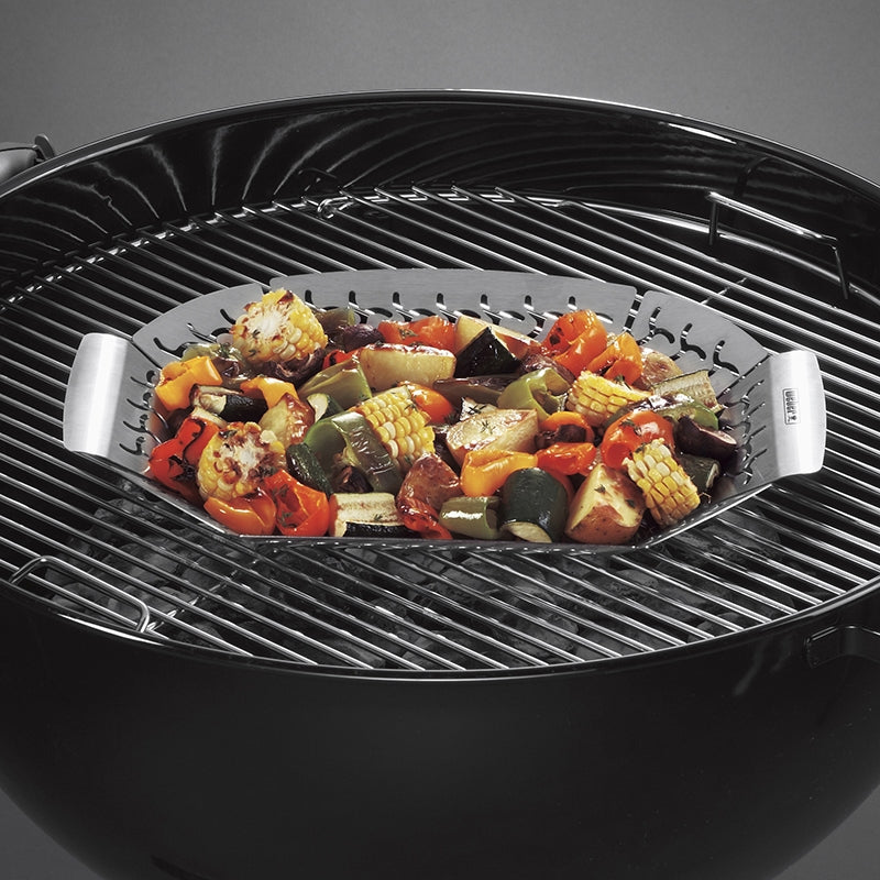 Weber® Premium Ανοξείδωτο Καλάθι Ψησίματος Λαχανικών (L)