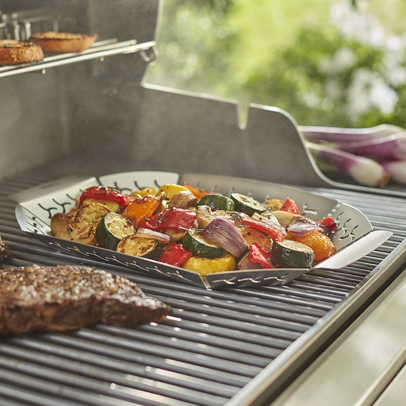 Weber® Premium Ανοξείδωτο Καλάθι Ψησίματος Λαχανικών (L)