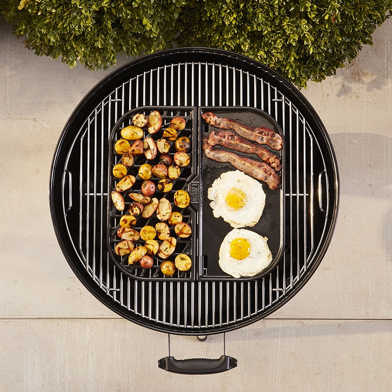 Weber® Μαντεμένια Σχάρα GBS Για Searing & Πλάκα Ψησίματος  - ΣΕΤ 2τμχ