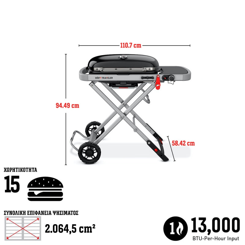 ΨΗΣΤΑΡΙΑ WEBER TRAVELER