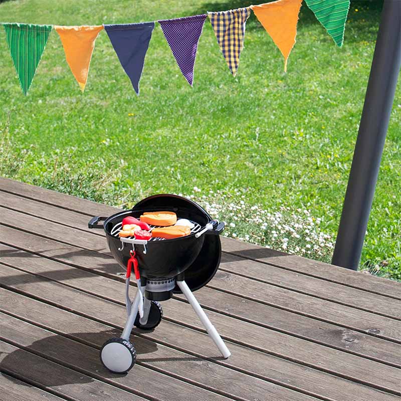 Weber One Touch Premium Kettle – Ξύλινη Παιδική Ψησταριά Με Φως Και Ήχο