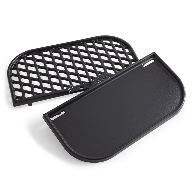 Weber® Μαντεμένια Σχάρα GBS Για Searing & Πλάκα Ψησίματος  - ΣΕΤ 2τμχ