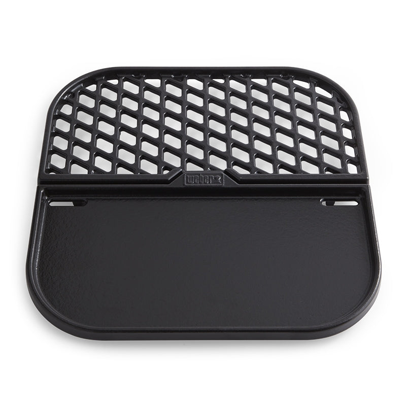 Weber® Μαντεμένια Σχάρα GBS Για Searing & Πλάκα Ψησίματος  - ΣΕΤ 2τμχ