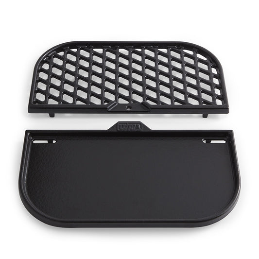 Weber® Μαντεμένια Σχάρα GBS Για Searing & Πλάκα Ψησίματος  - ΣΕΤ 2τμχ