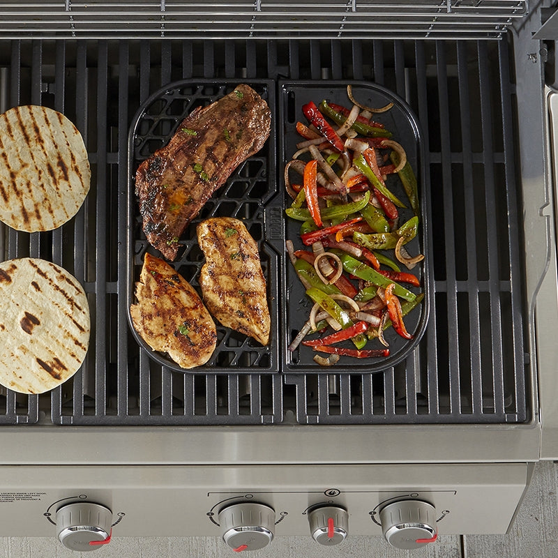 Weber® Μαντεμένια Σχάρα GBS Για Searing & Πλάκα Ψησίματος  - ΣΕΤ 2τμχ