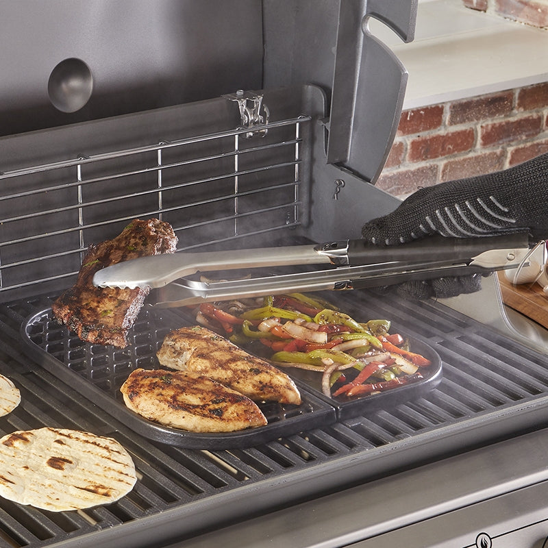 Weber® Μαντεμένια Σχάρα GBS Για Searing & Πλάκα Ψησίματος  - ΣΕΤ 2τμχ
