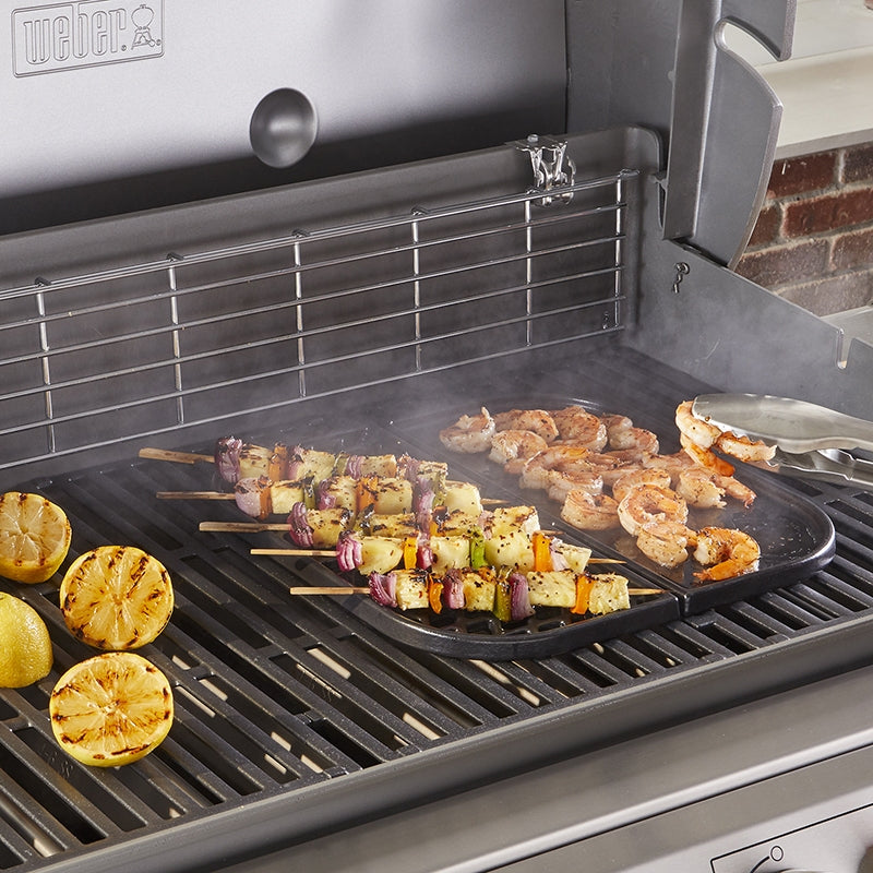 Weber® Μαντεμένια Σχάρα GBS Για Searing & Πλάκα Ψησίματος  - ΣΕΤ 2τμχ